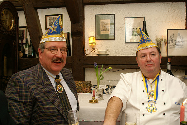 KG "Blau Gold" 2006 - Aufnahme von Wolfgang Schfer in den Senat