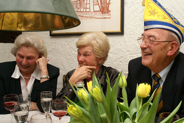 KG "Blau Gold" 2006 - Aufnahme von Wolfgang Schfer in den Senat