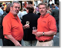 Erich Berg und Hans-Jrgen Zllighoven auf dem Sommerfest 2001