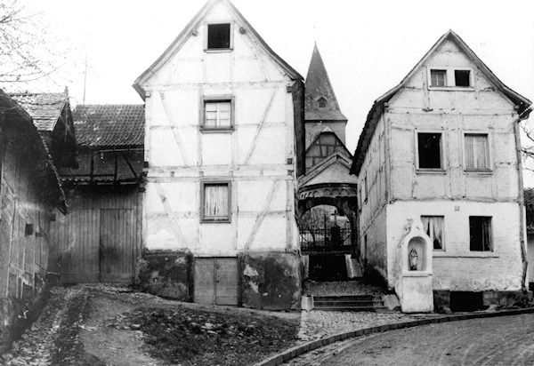 Die alten Schulhäuser, Martinstraße 3 und 5 (um 1900)