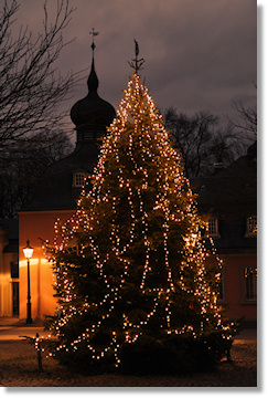 Weihnachtsbaum auf dem Remi-Baert-Platz 2014